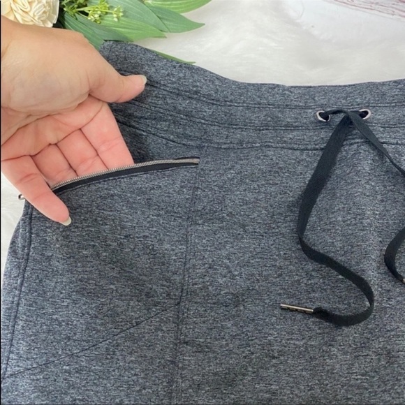 Tangerine Heather Gray Skort With Zip Pockets Sz S - Picture 3 of 8